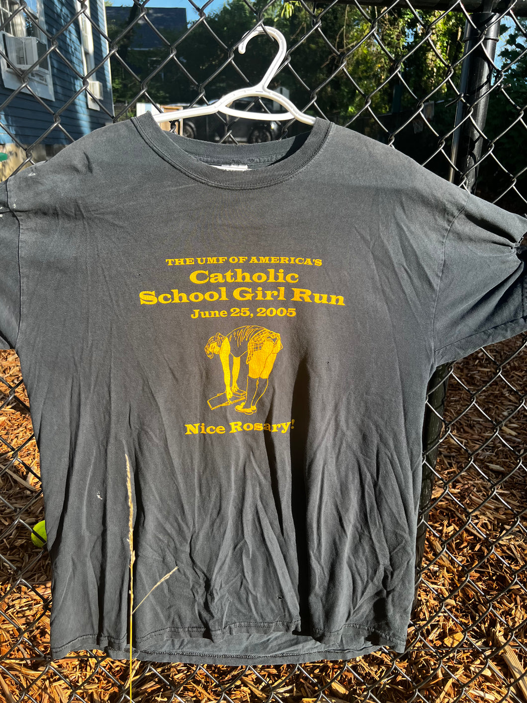 Vintage Naughty Catholic Girl Tee